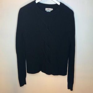 Vineyard Vines Cable Front Sweater Black M